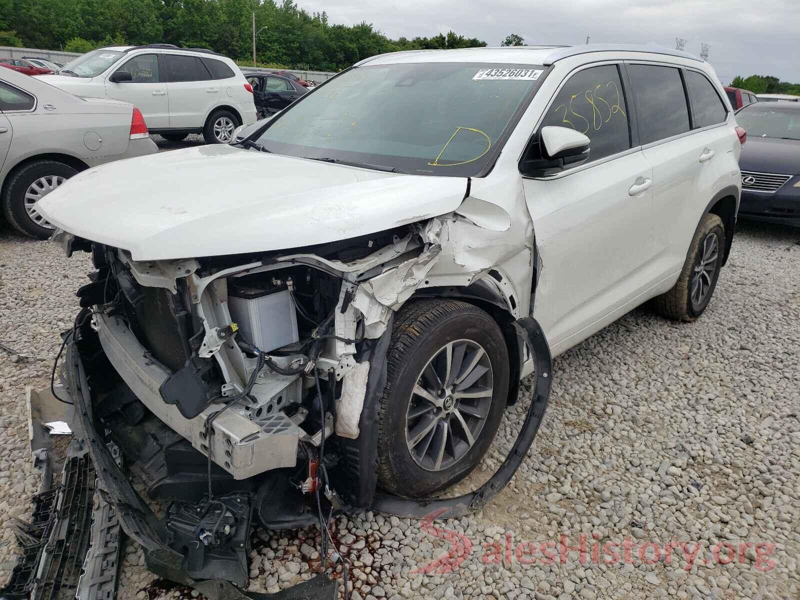 5TDJZRFH6HS475267 2017 TOYOTA HIGHLANDER