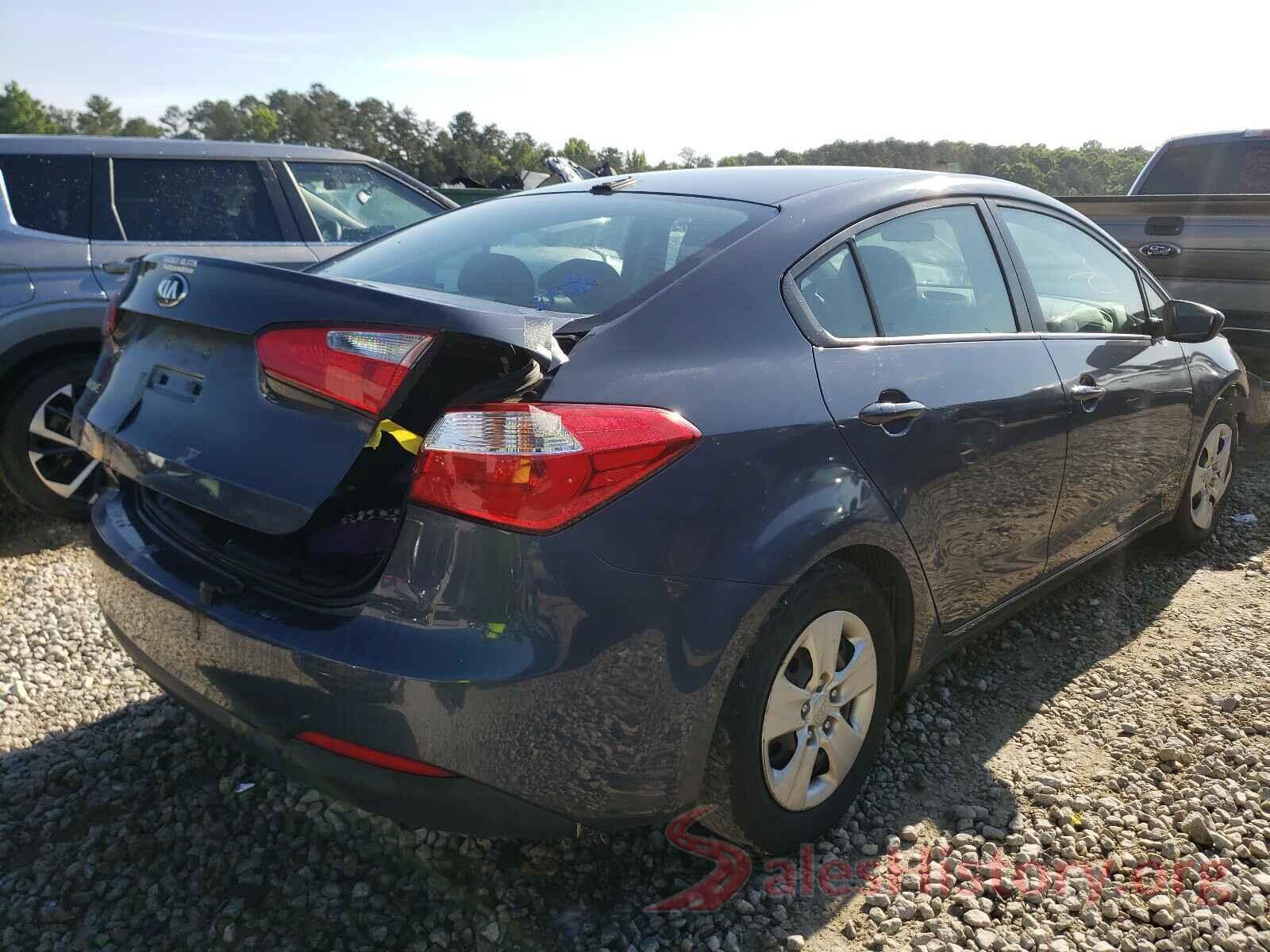 KNAFK4A68G5564102 2016 KIA FORTE