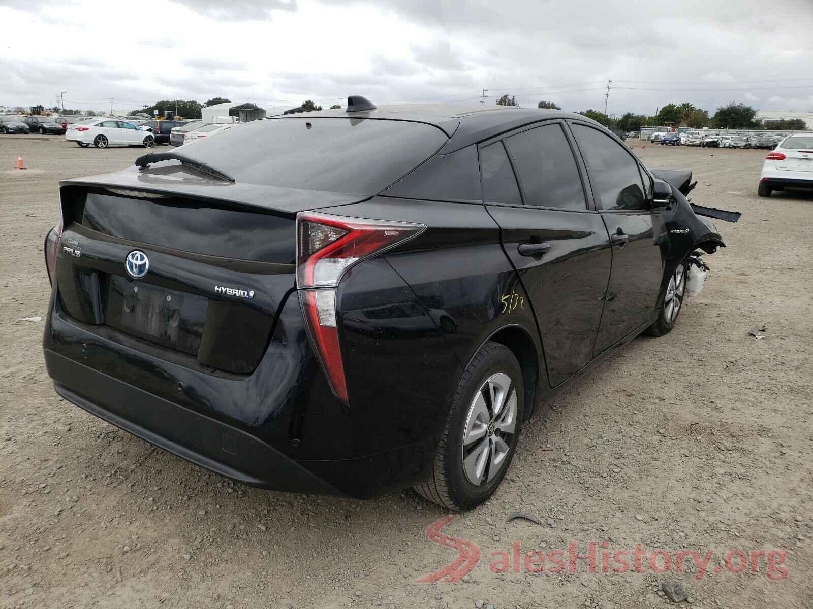 JTDKARFU4H3044856 2017 TOYOTA PRIUS