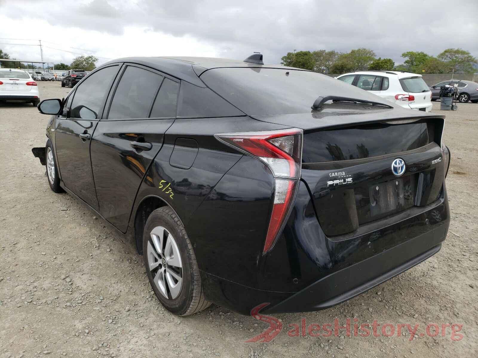 JTDKARFU4H3044856 2017 TOYOTA PRIUS