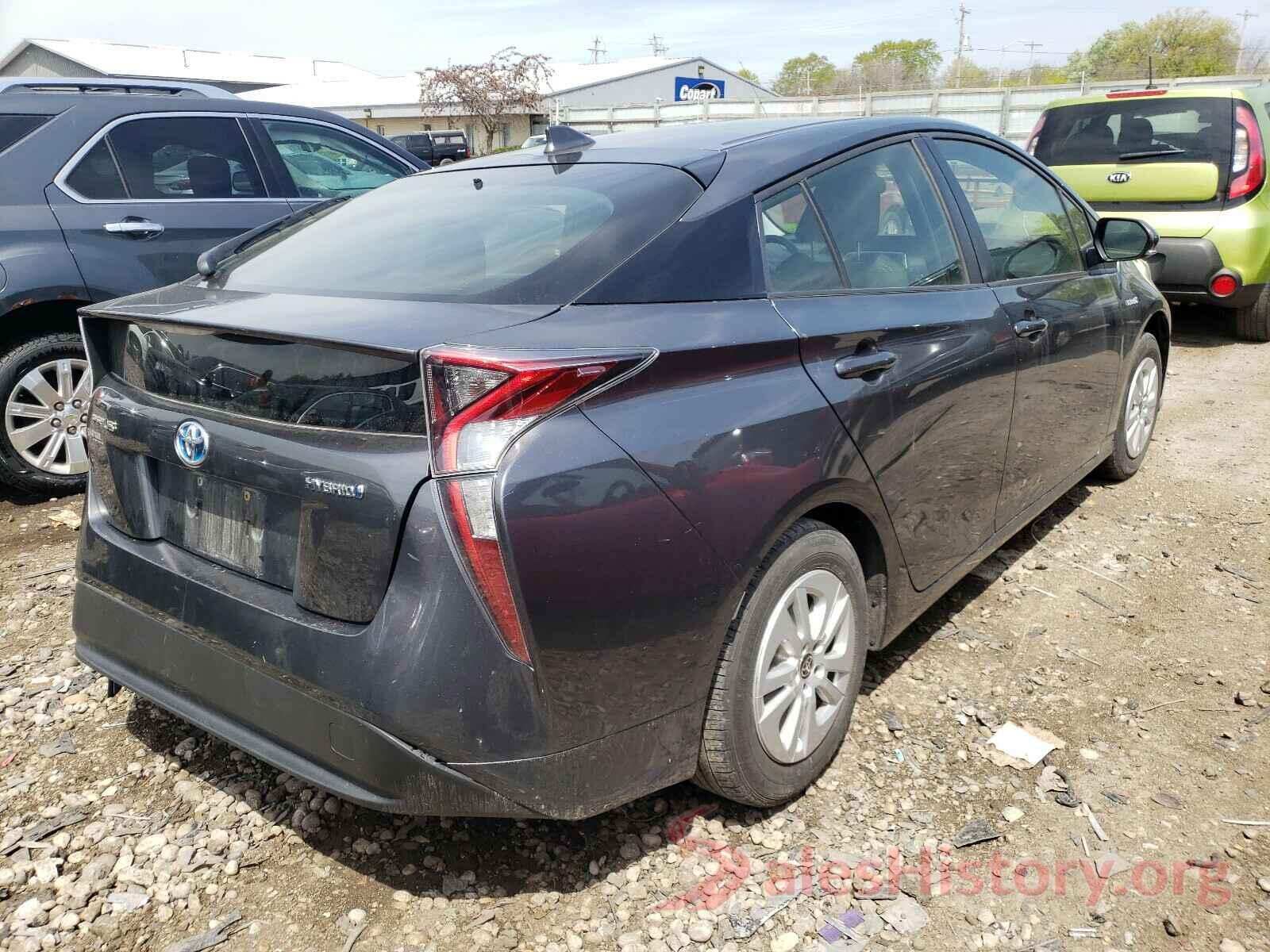 JTDKBRFU3G3021791 2016 TOYOTA PRIUS