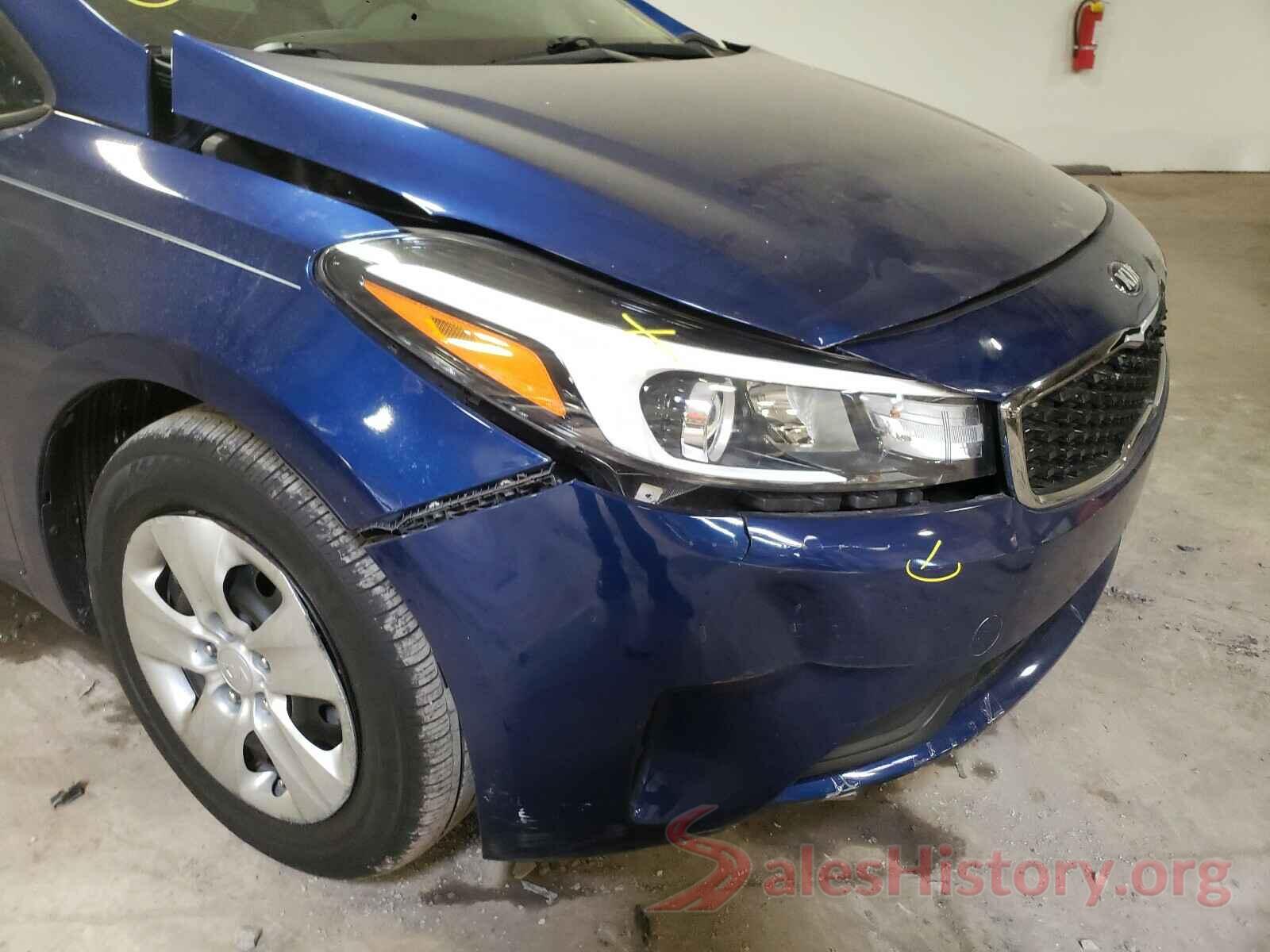 3KPFL4A7XJE263593 2018 KIA FORTE