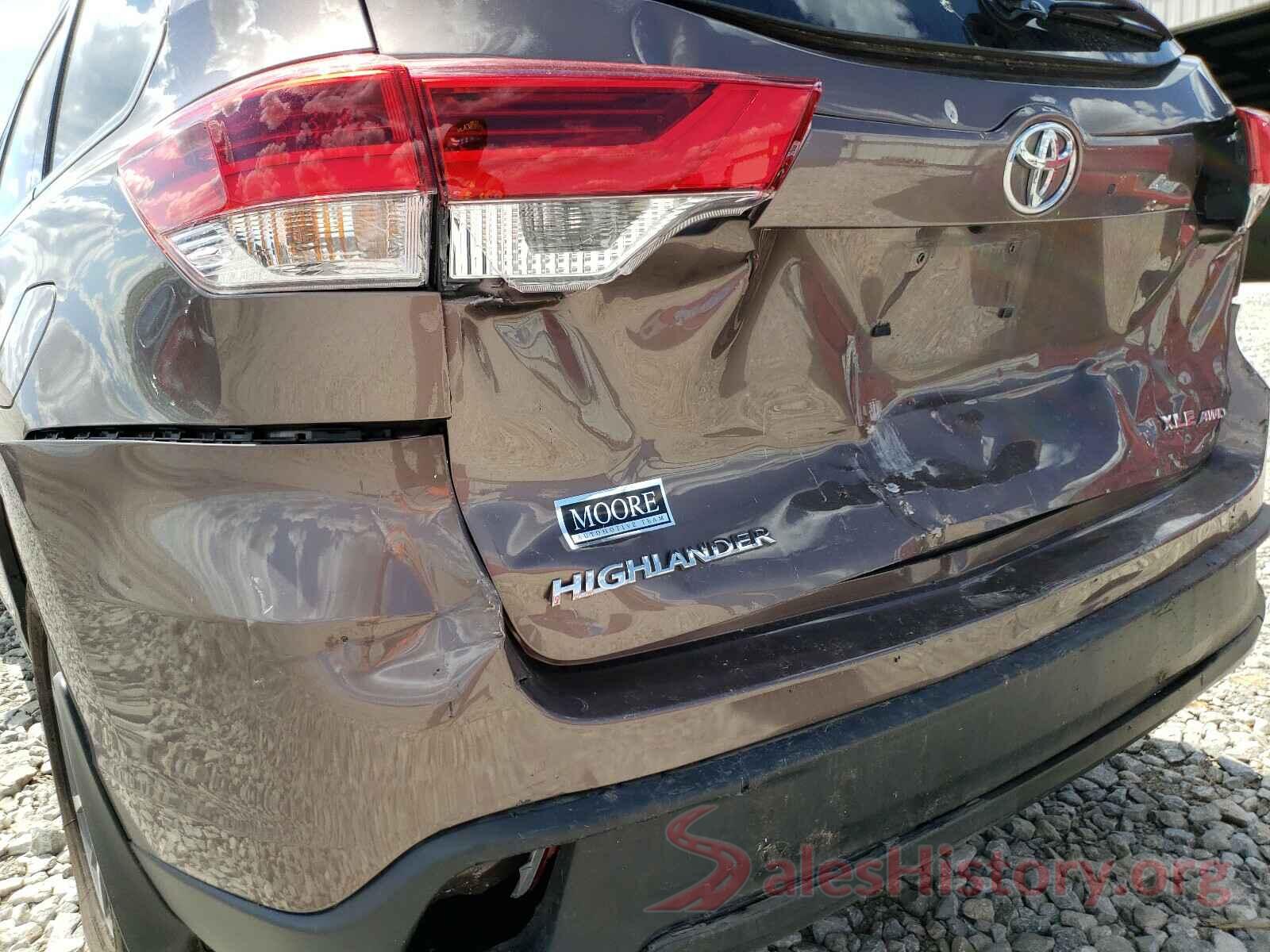 5TDJZRFH4JS853589 2018 TOYOTA HIGHLANDER