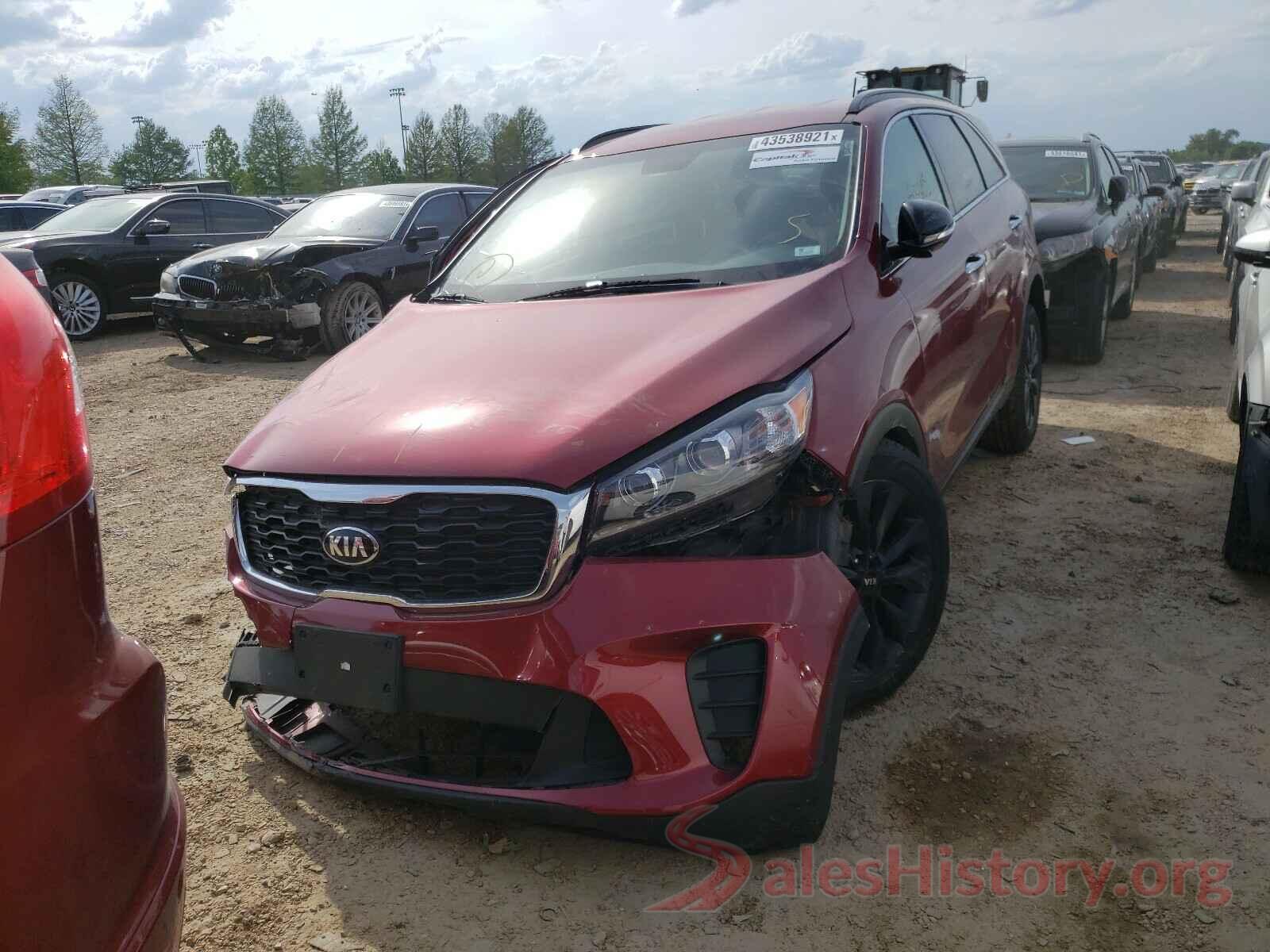 5XYPG4A57KG599195 2019 KIA SORENTO