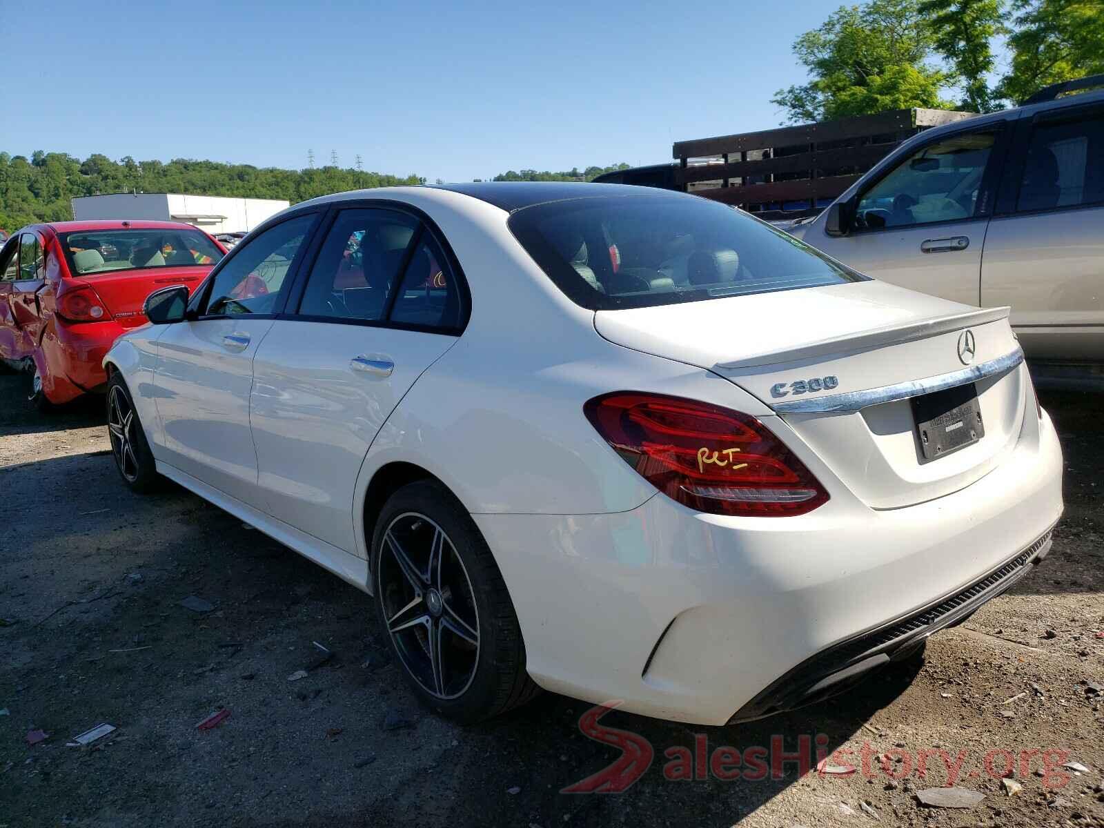 55SWF4KB7HU183939 2017 MERCEDES-BENZ C CLASS