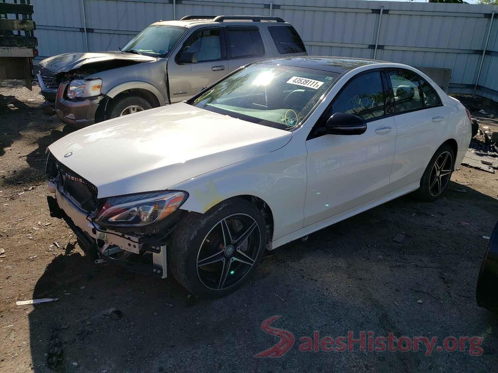 55SWF4KB7HU183939 2017 MERCEDES-BENZ C CLASS