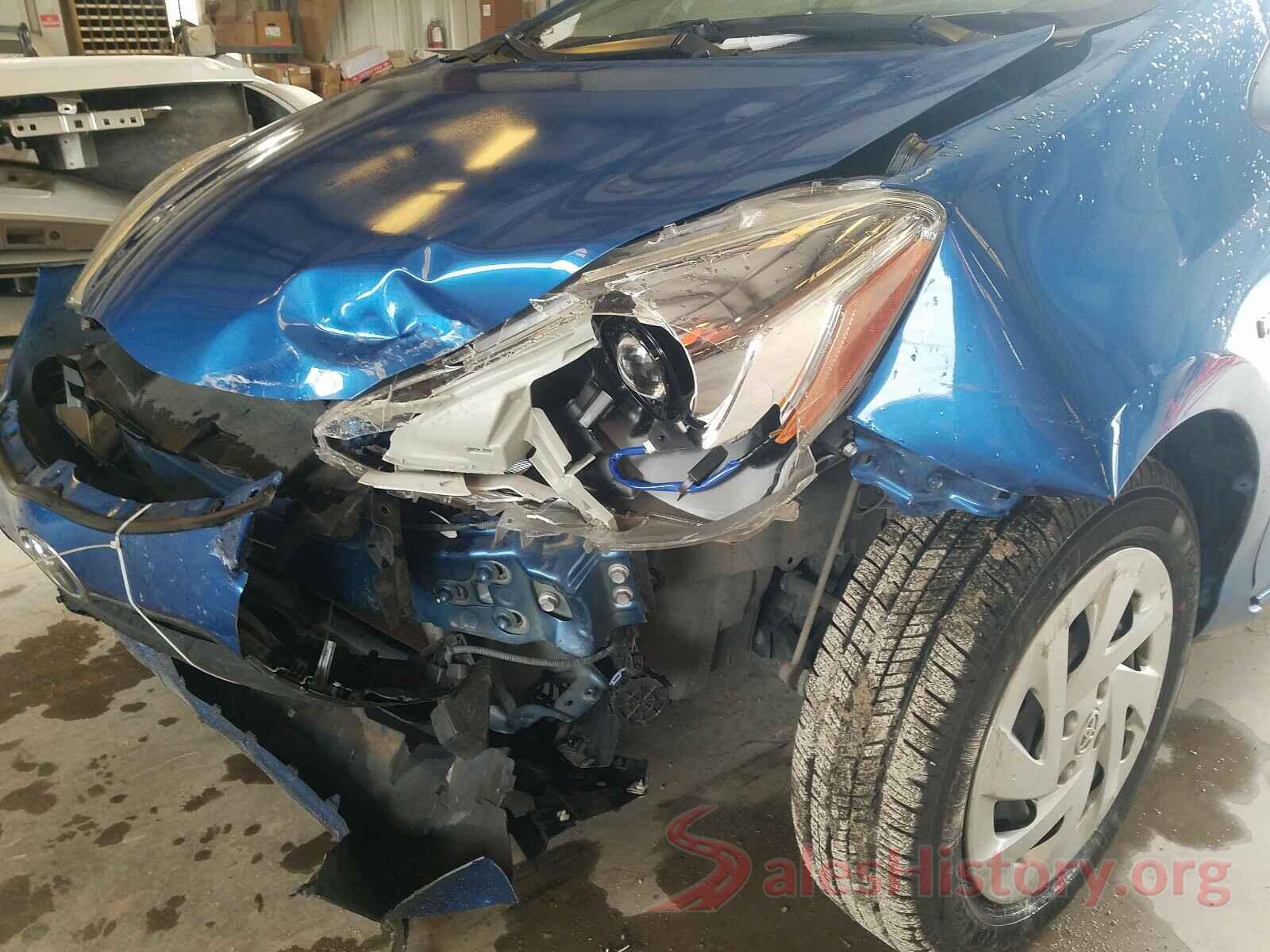 JTDKDTB37G1132103 2016 TOYOTA PRIUS