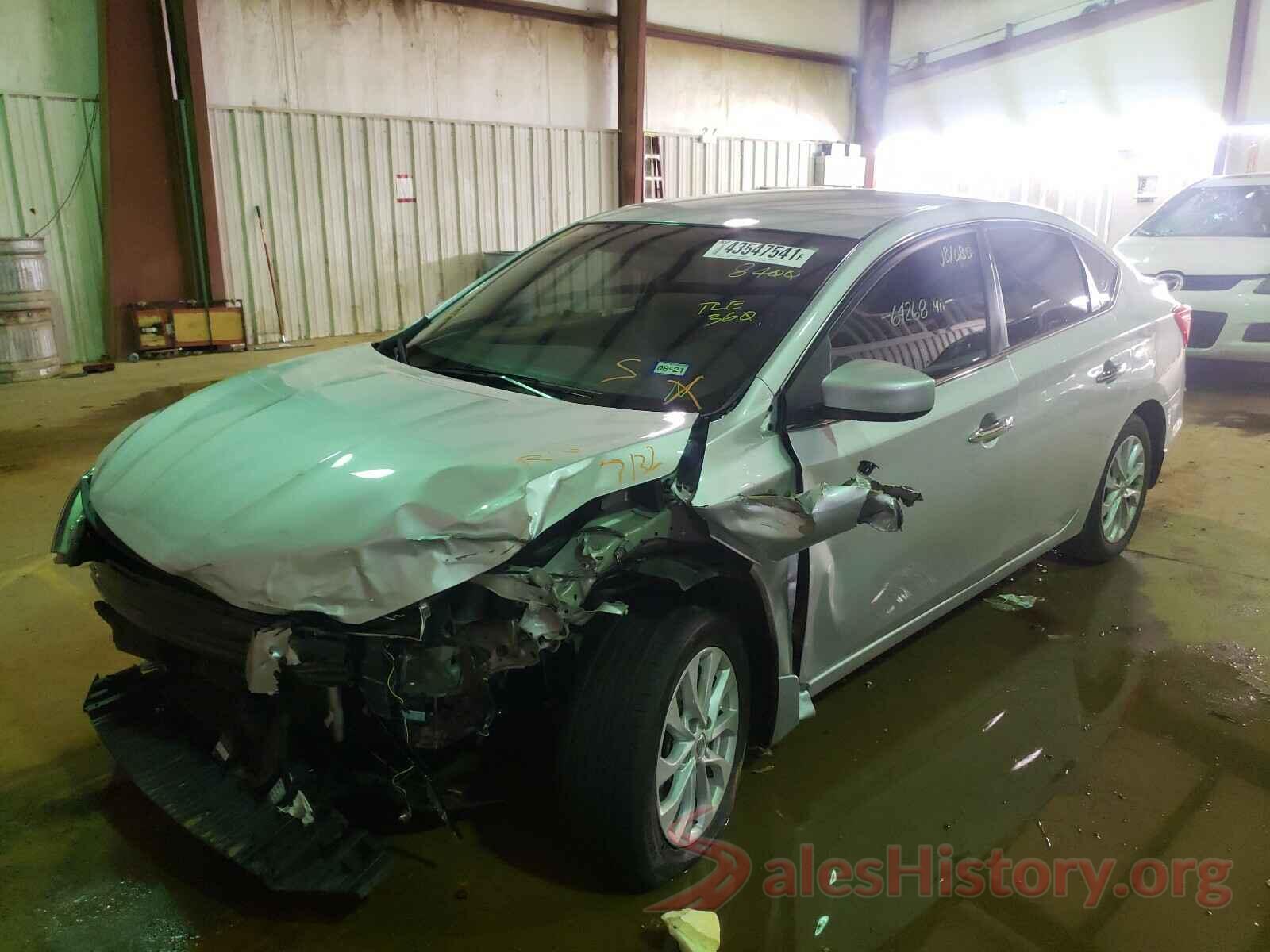 3N1AB7AP0KY238400 2019 NISSAN SENTRA