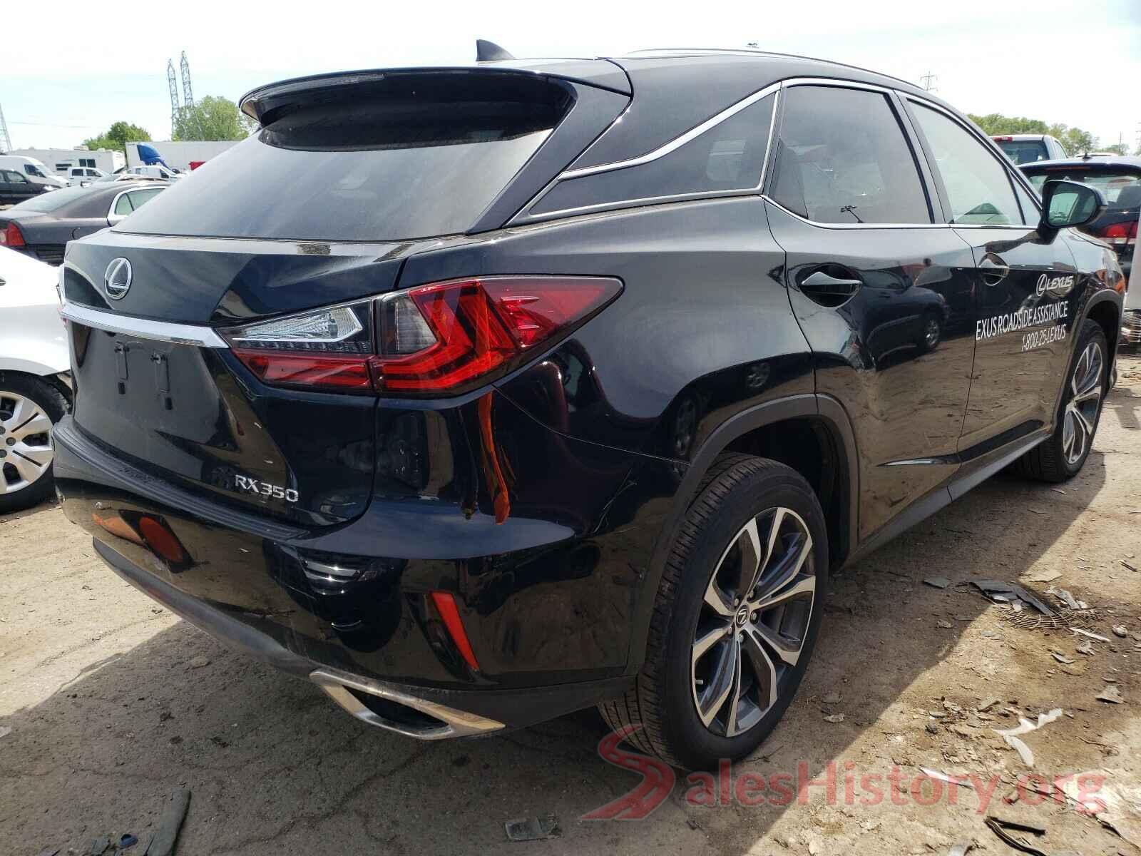 2T2BZMCA0KC180580 2019 LEXUS RX350