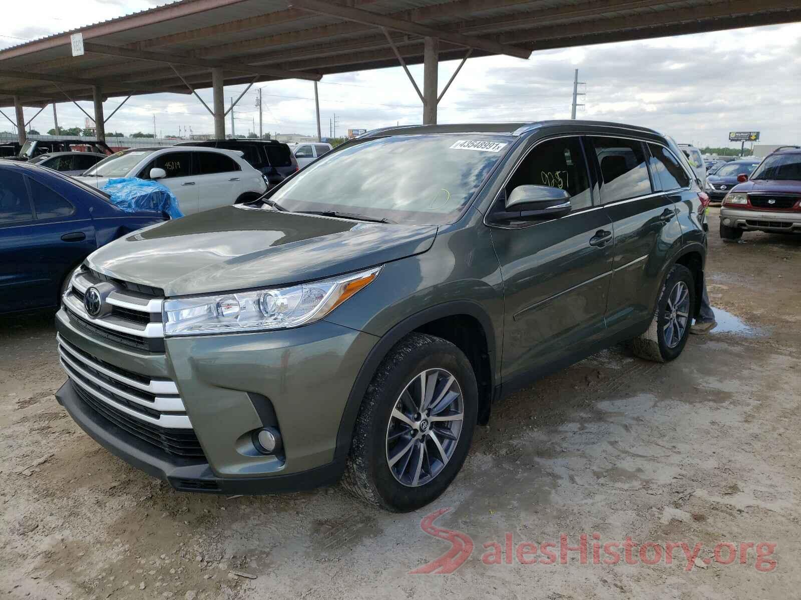 5TDJZRFH3KS926842 2019 TOYOTA HIGHLANDER