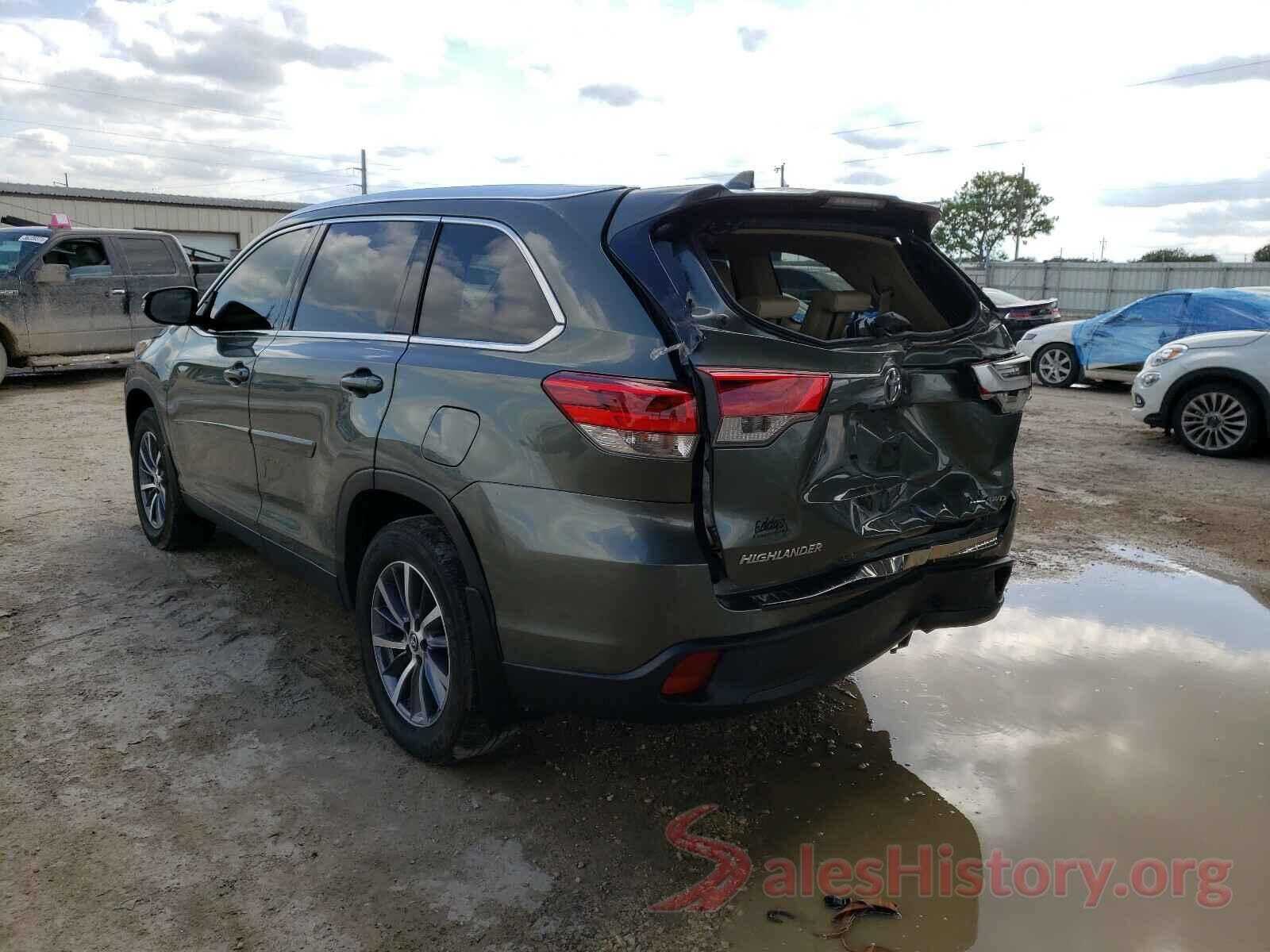 5TDJZRFH3KS926842 2019 TOYOTA HIGHLANDER