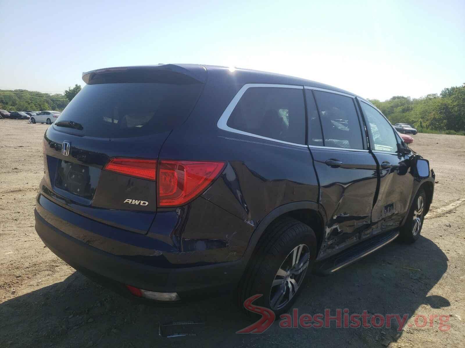 5FNYF6H31HB019401 2017 HONDA PILOT