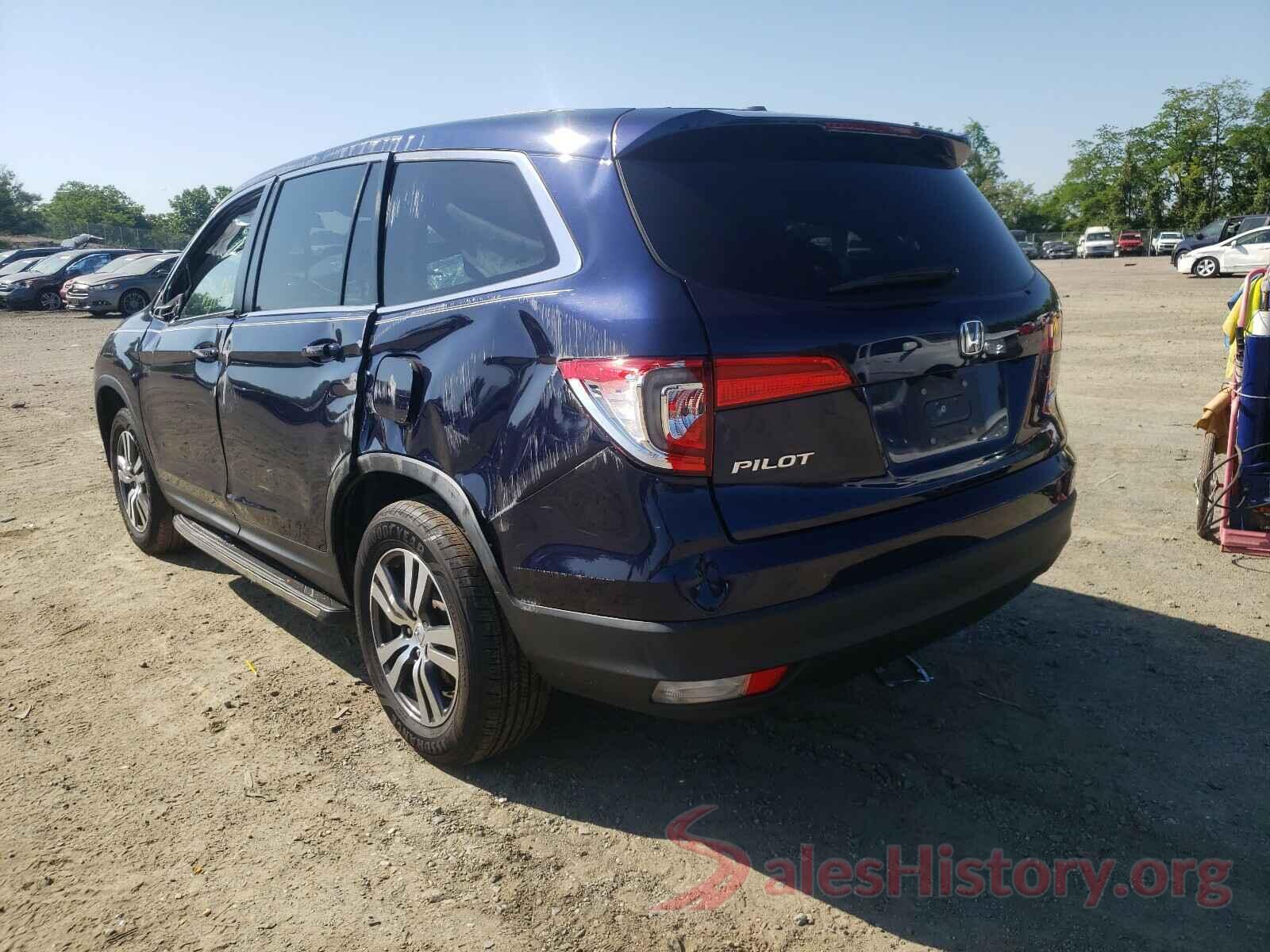 5FNYF6H31HB019401 2017 HONDA PILOT