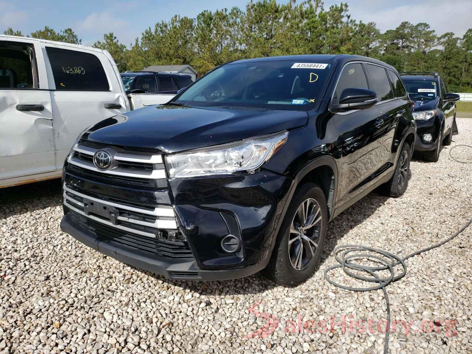 5TDZZRFH3KS292435 2019 TOYOTA HIGHLANDER