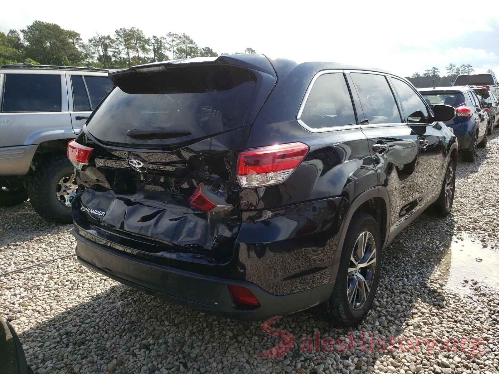 5TDZZRFH3KS292435 2019 TOYOTA HIGHLANDER