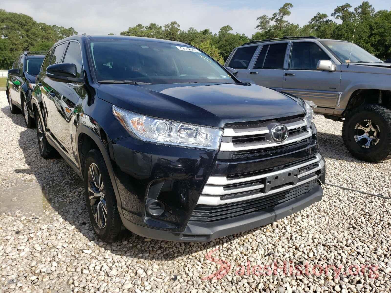 5TDZZRFH3KS292435 2019 TOYOTA HIGHLANDER