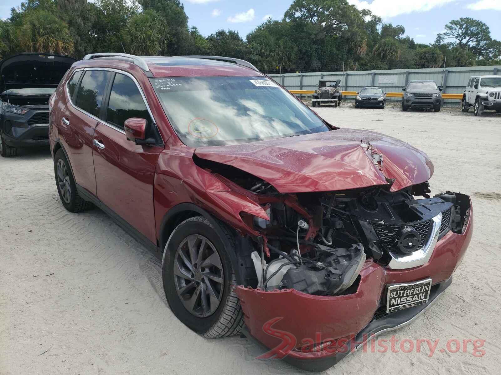 5N1AT2MT8GC740234 2016 NISSAN ROGUE