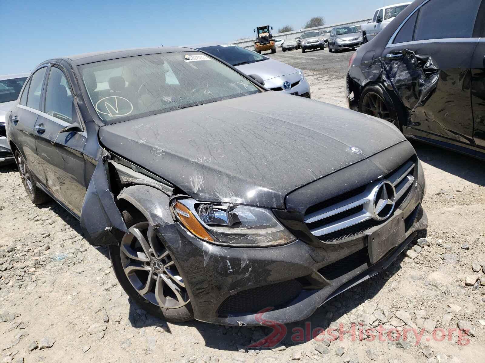 55SWF4KBXHU213936 2017 MERCEDES-BENZ C CLASS