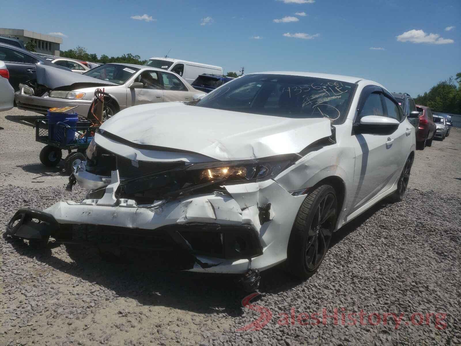 2HGFC2F89KH585736 2019 HONDA CIVIC