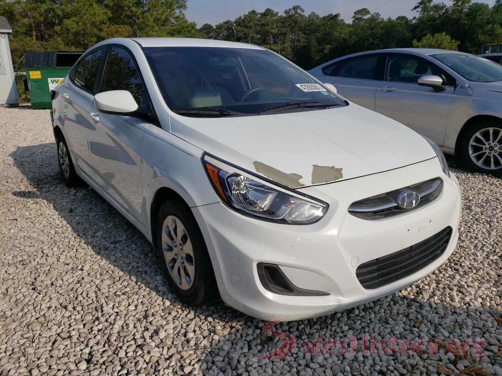 KMHCT4AE6GU123418 2016 HYUNDAI ACCENT