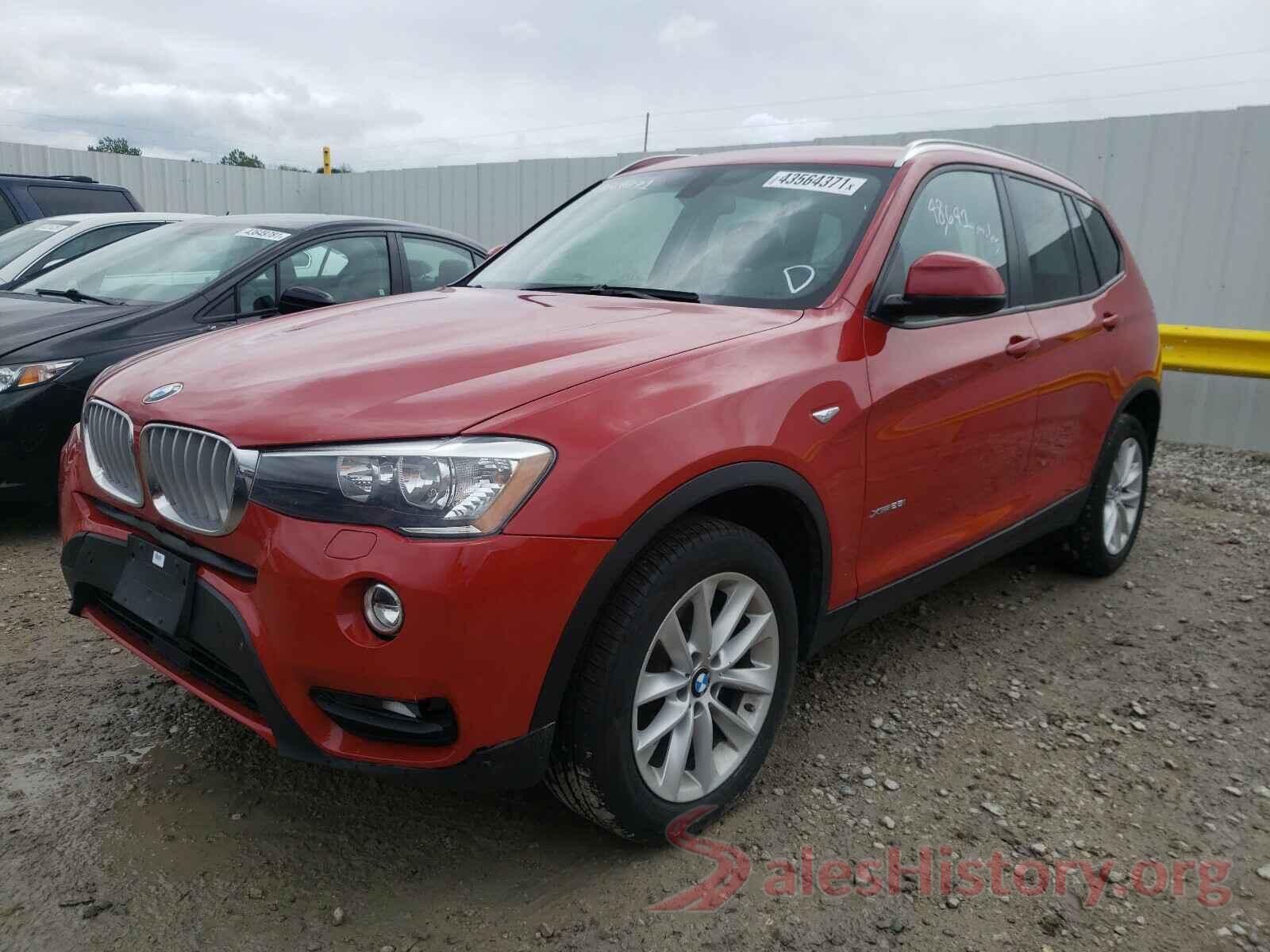 5UXWX9C5XH0T10894 2017 BMW X3