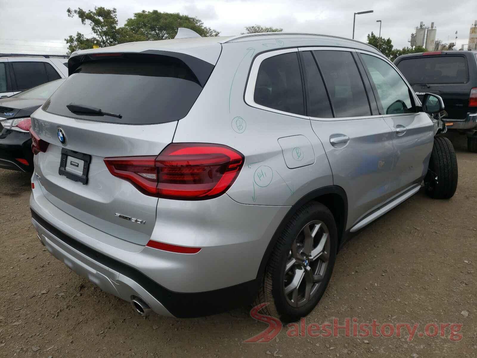 5UXTY3C06M9E04488 2021 BMW X3