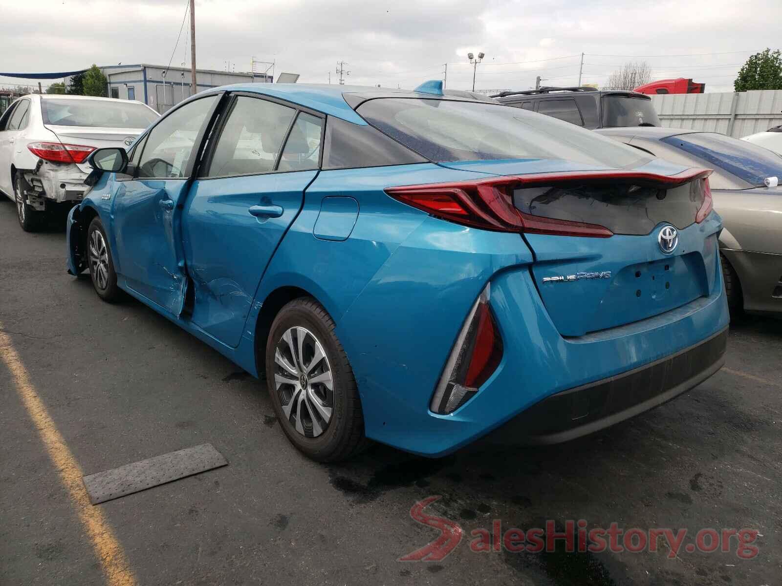 JTDKAMFP8M3169303 2021 TOYOTA PRIUS