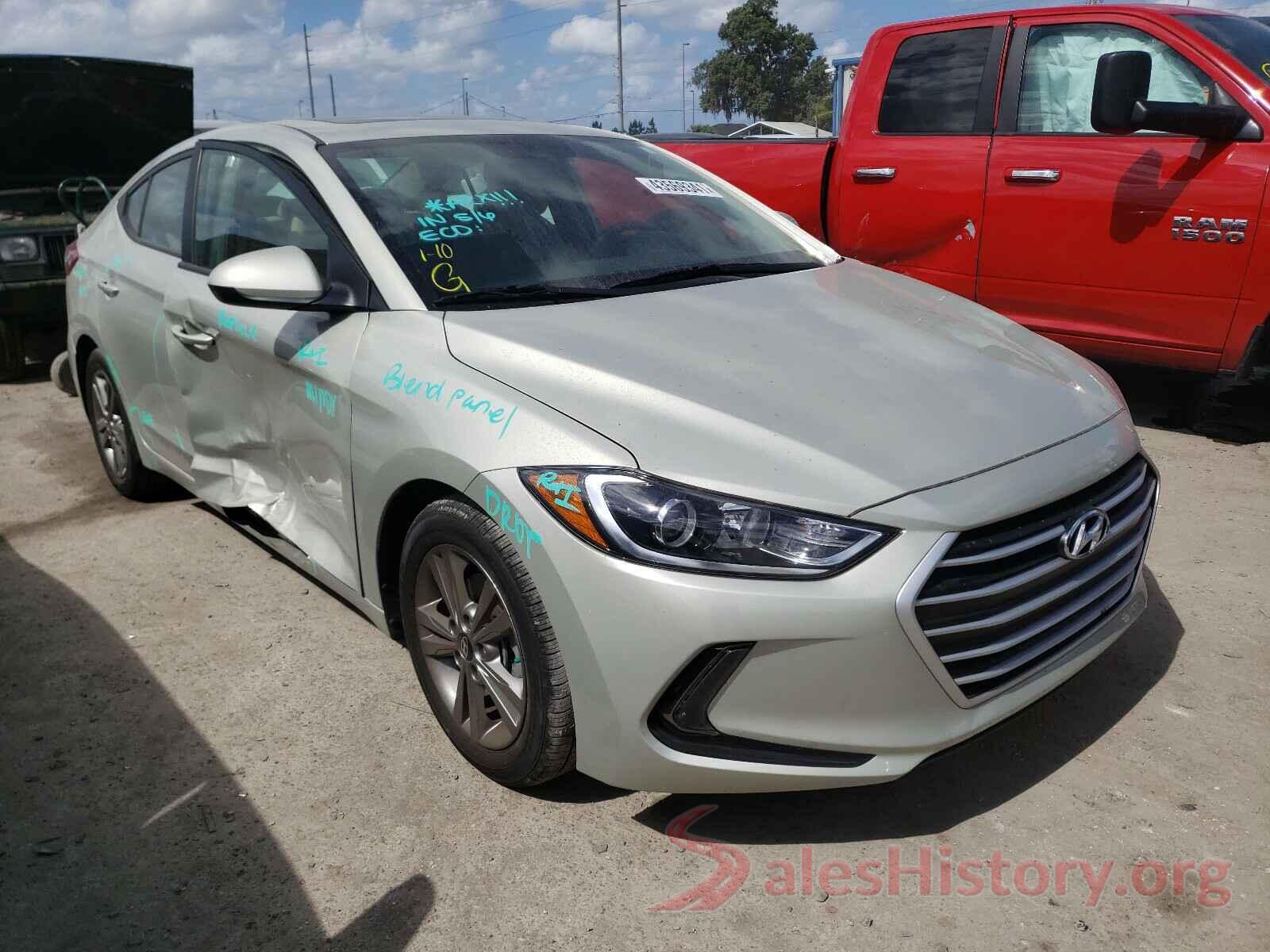 5NPD84LF3JH389240 2018 HYUNDAI ELANTRA