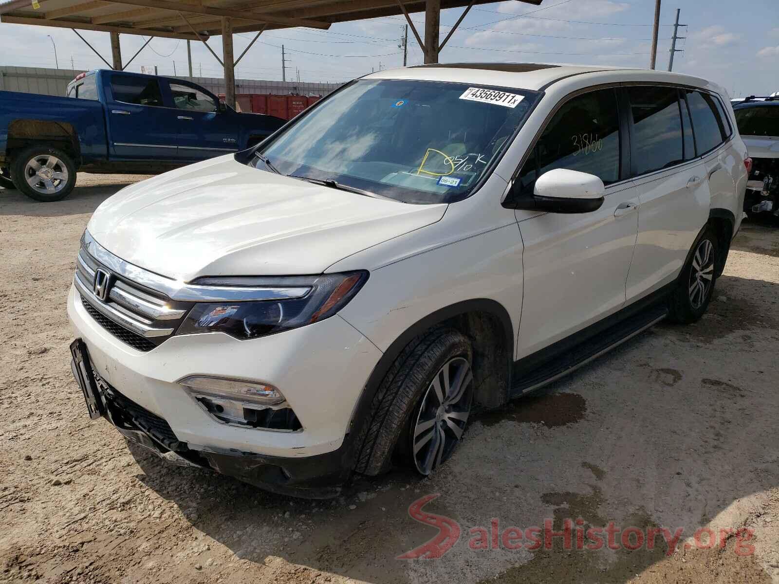 5FNYF6H54HB040051 2017 HONDA PILOT