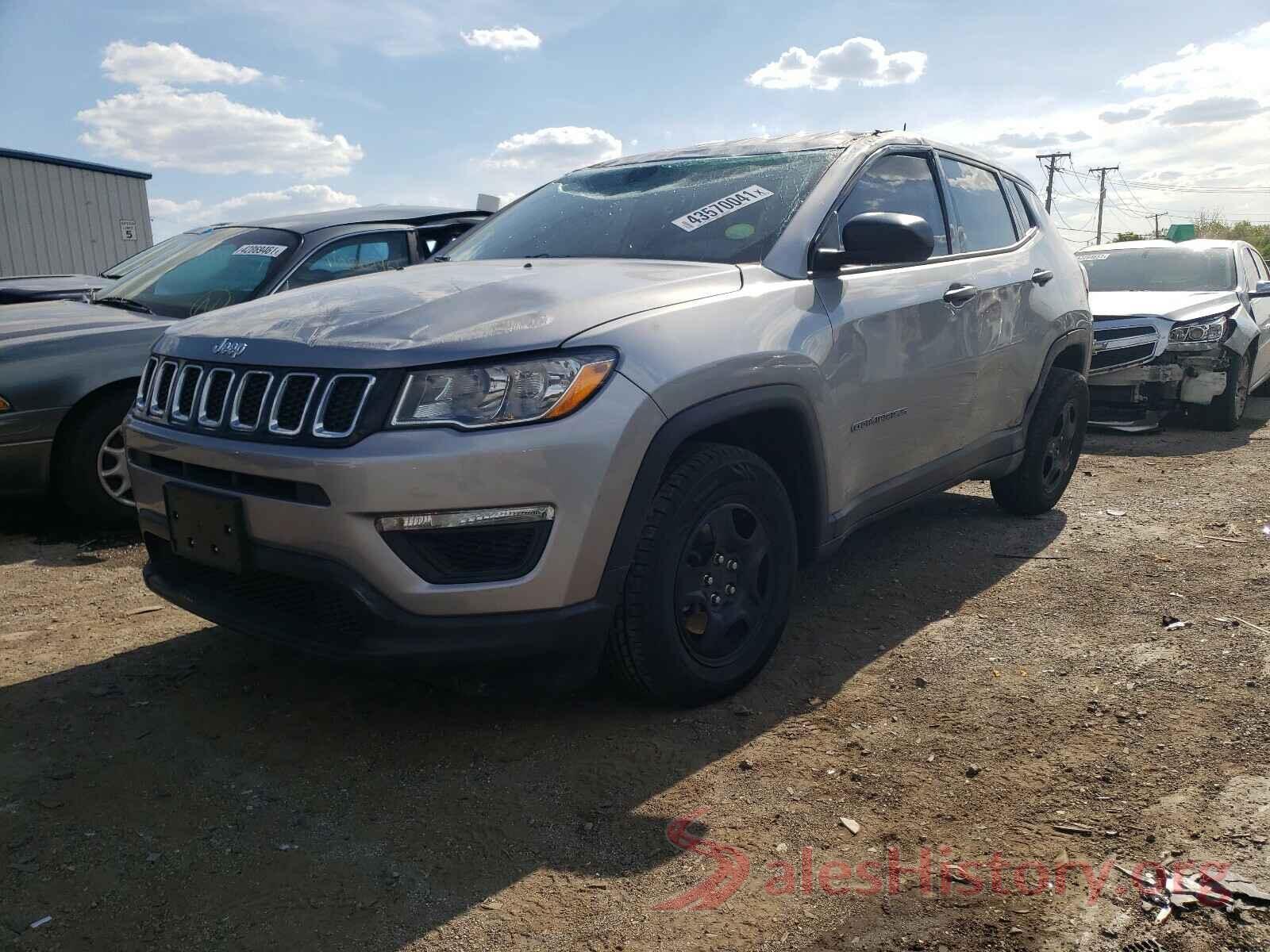 3C4NJCAB7KT809778 2019 JEEP COMPASS