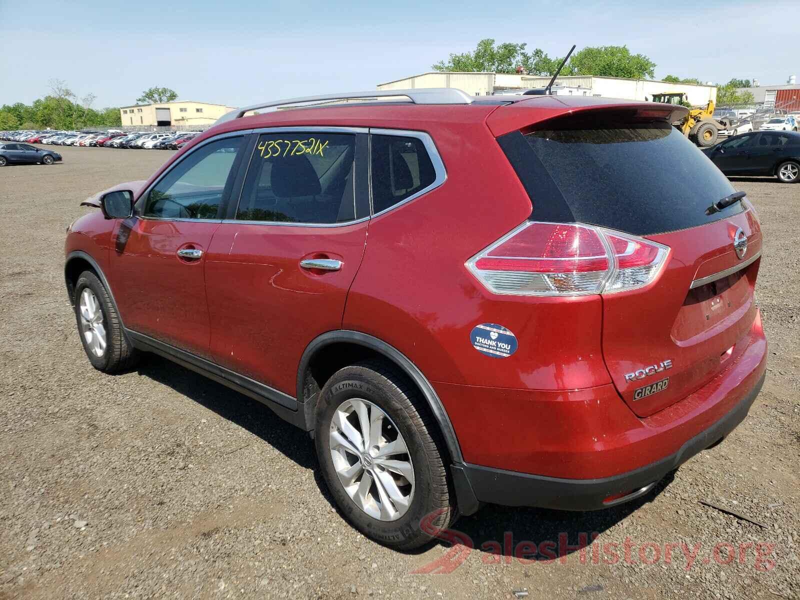 KNMAT2MV8GP711802 2016 NISSAN ROGUE