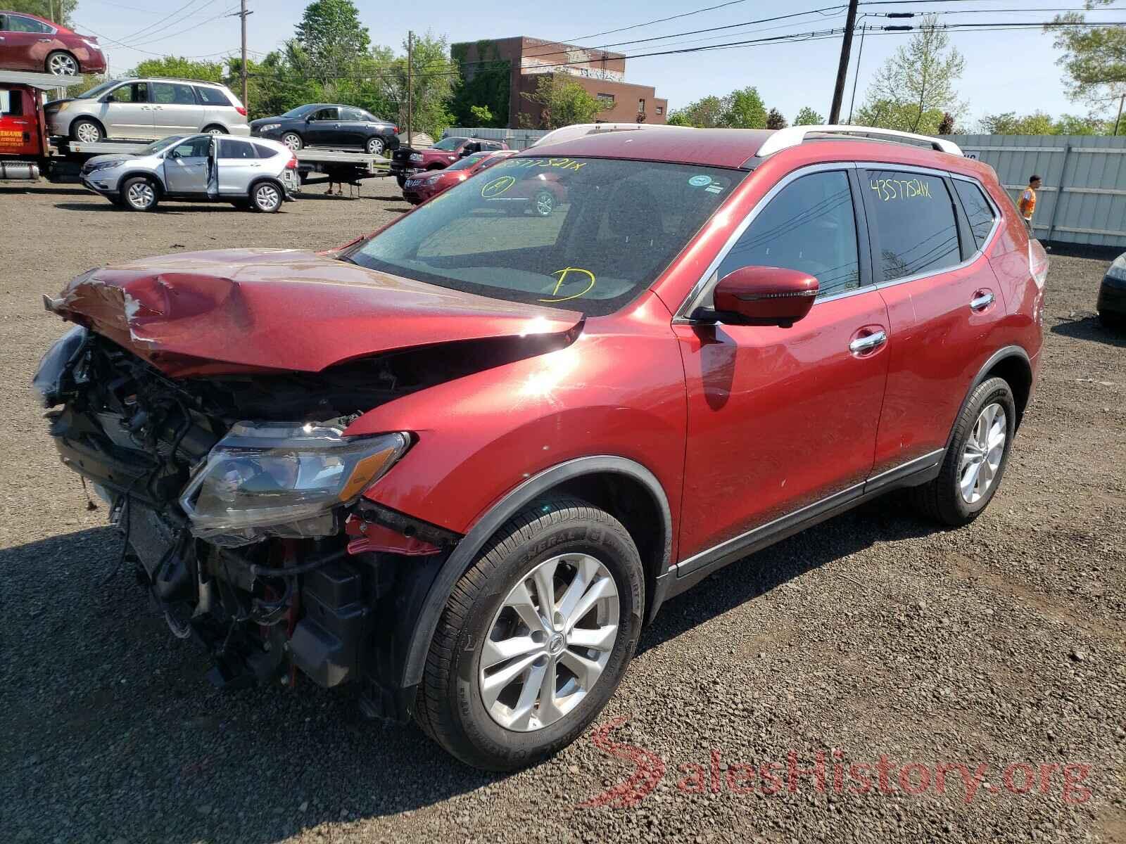 KNMAT2MV8GP711802 2016 NISSAN ROGUE