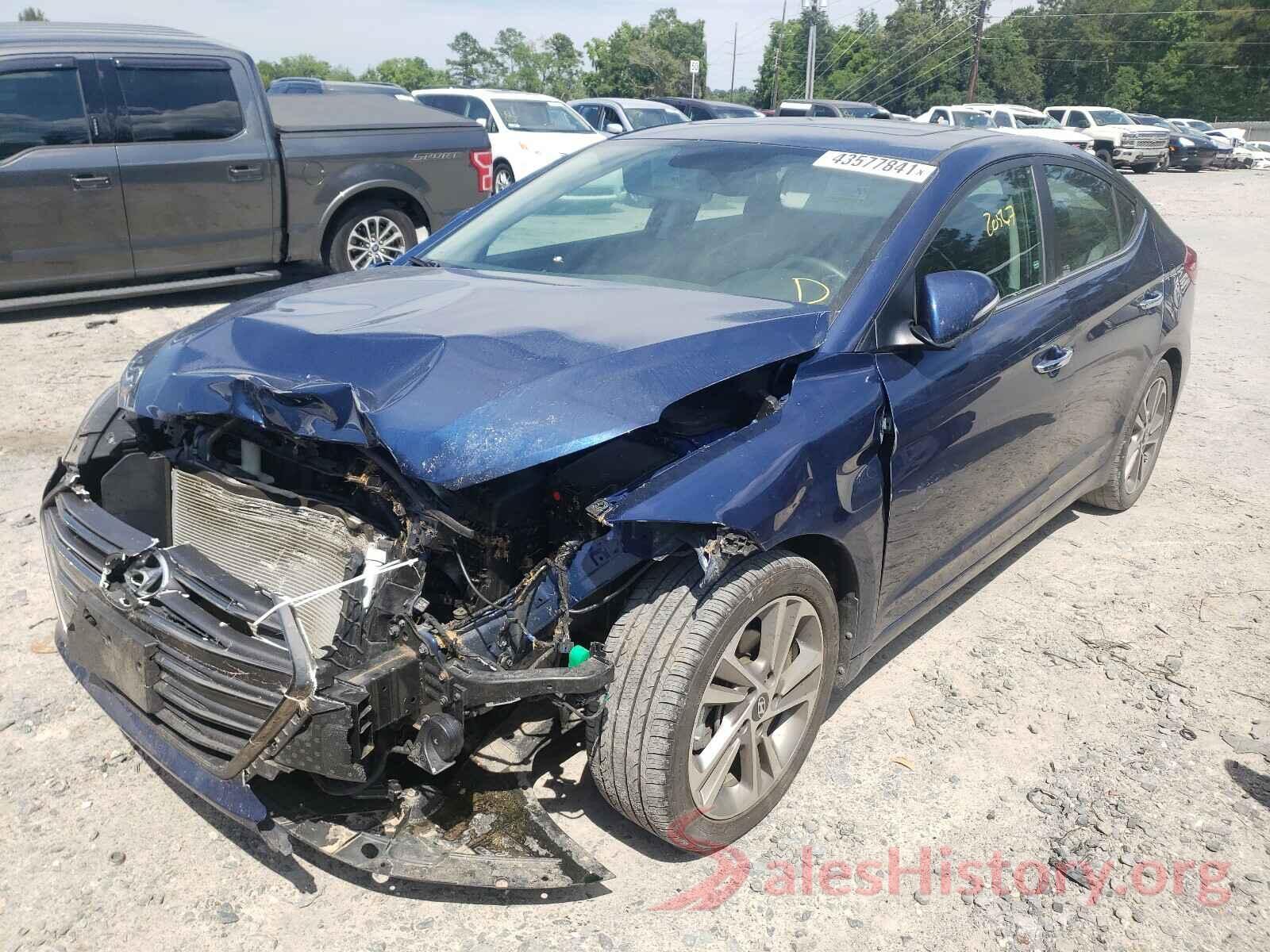 5NPD84LF4HH132260 2017 HYUNDAI ELANTRA