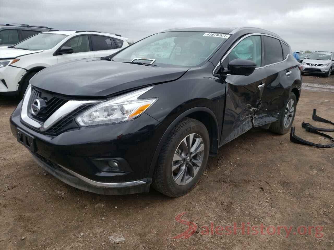 5N1AZ2MH3HN167825 2017 NISSAN MURANO