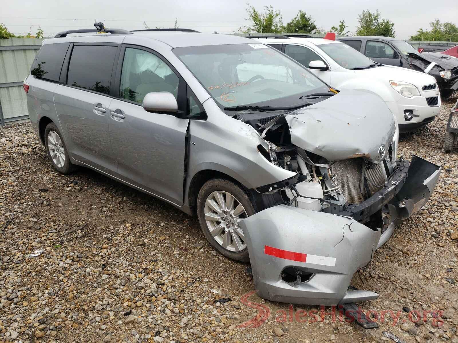 5TDJZ3DC9HS182984 2017 TOYOTA SIENNA