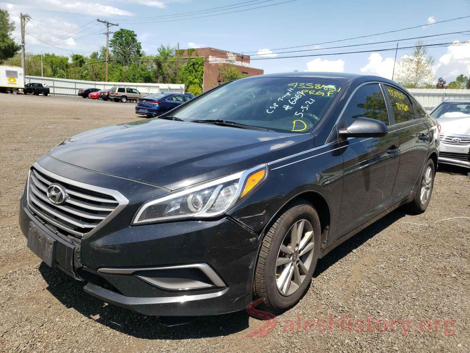 5NPE24AFXHH467001 2017 HYUNDAI SONATA