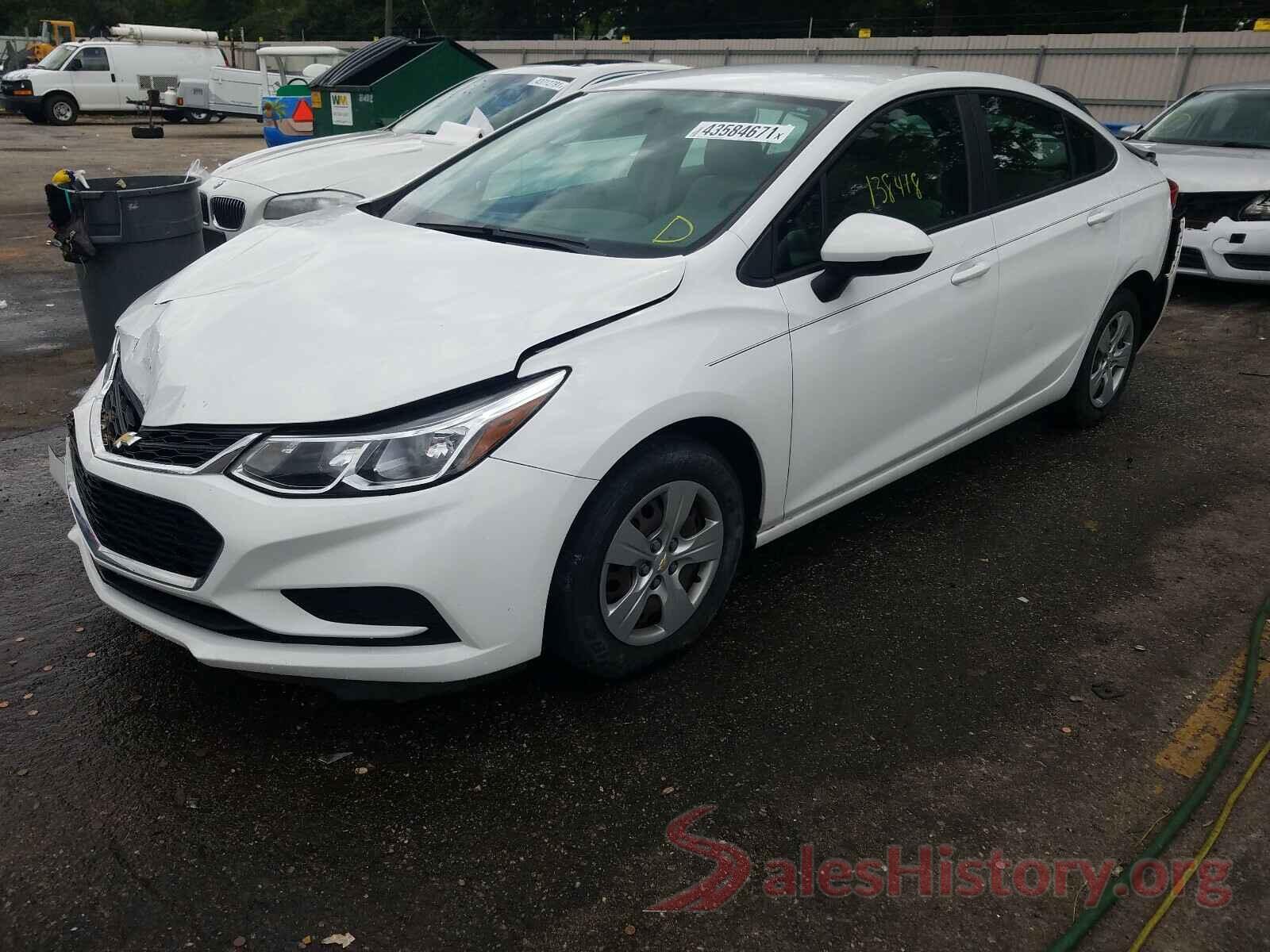 1G1BB5SMXH7154162 2017 CHEVROLET CRUZE