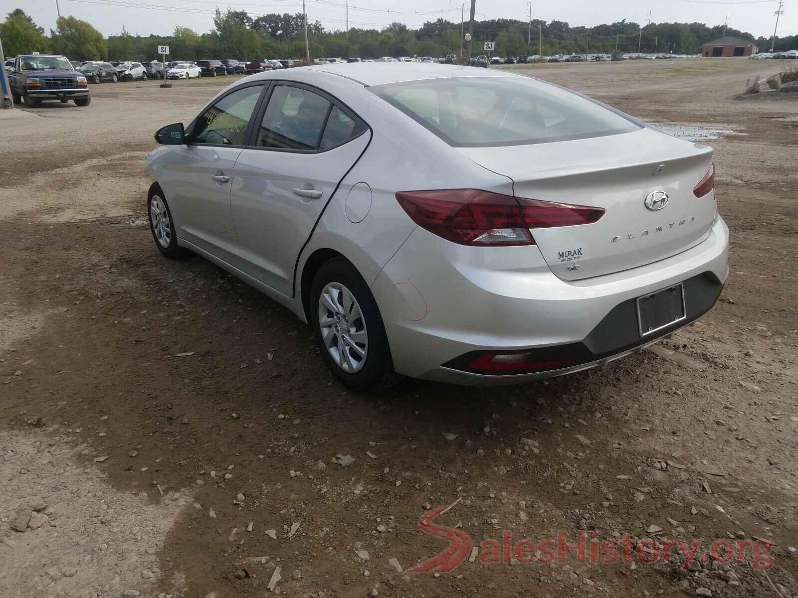 5NPD74LF8KH431020 2019 HYUNDAI ELANTRA