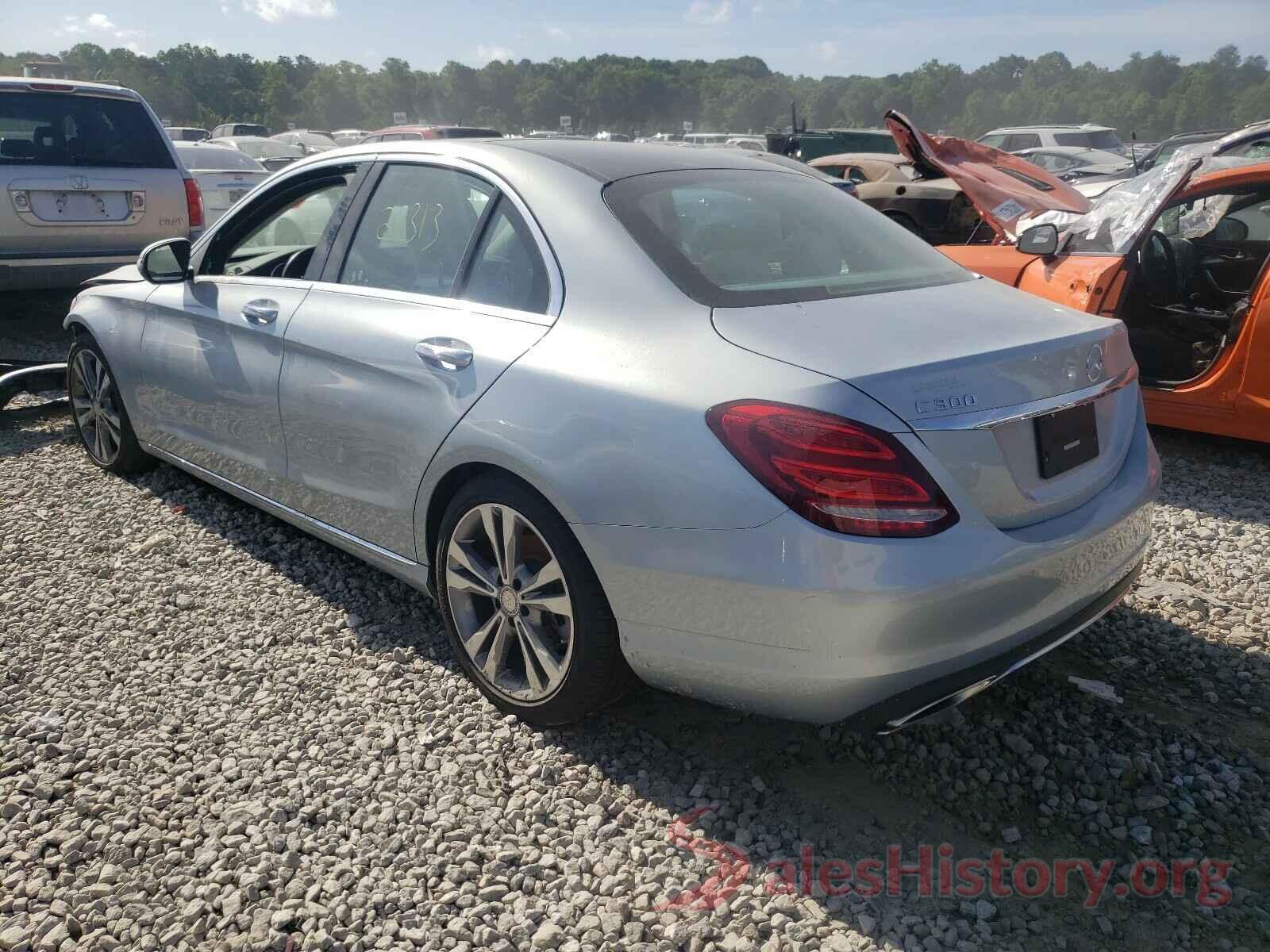 55SWF4JB3HU184216 2017 MERCEDES-BENZ C CLASS