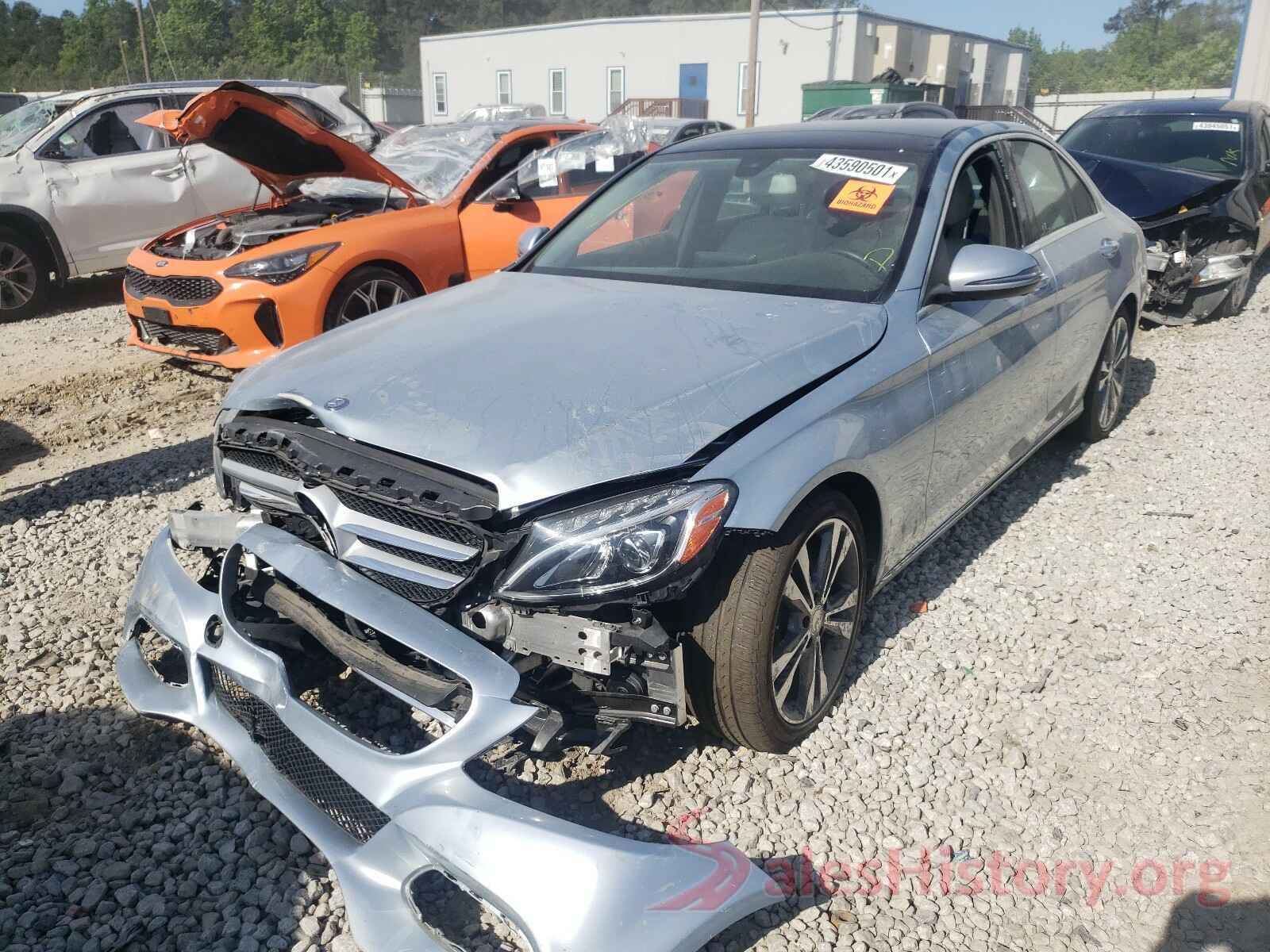 55SWF4JB3HU184216 2017 MERCEDES-BENZ C CLASS