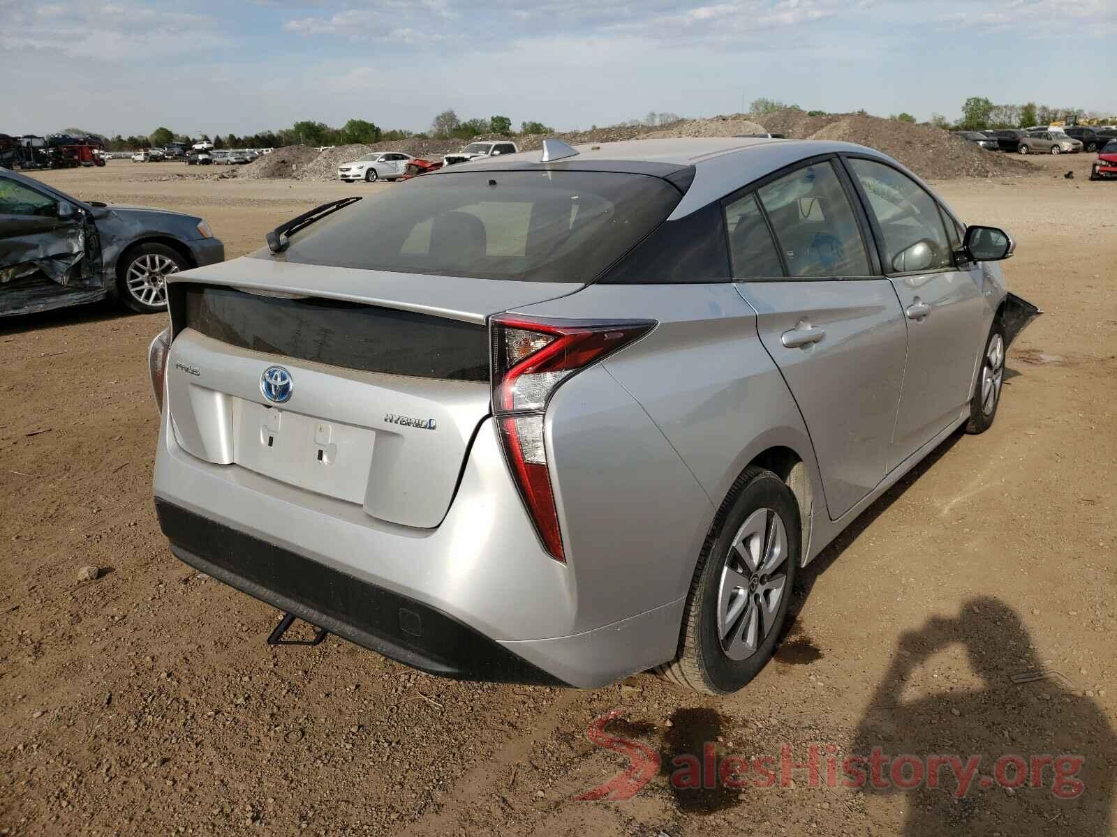 JTDKARFU8G3019473 2016 TOYOTA PRIUS