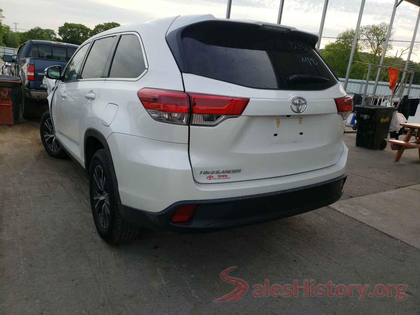 5TDZARFH5KS048597 2019 TOYOTA HIGHLANDER