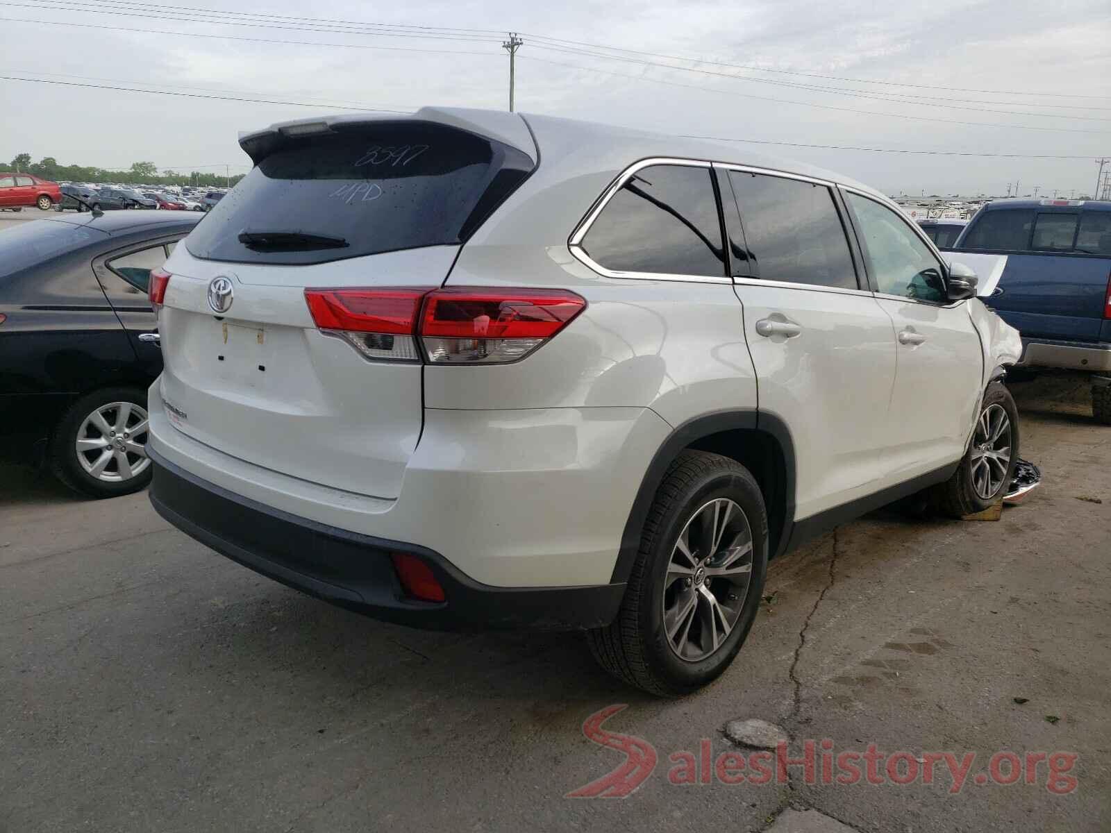 5TDZARFH5KS048597 2019 TOYOTA HIGHLANDER