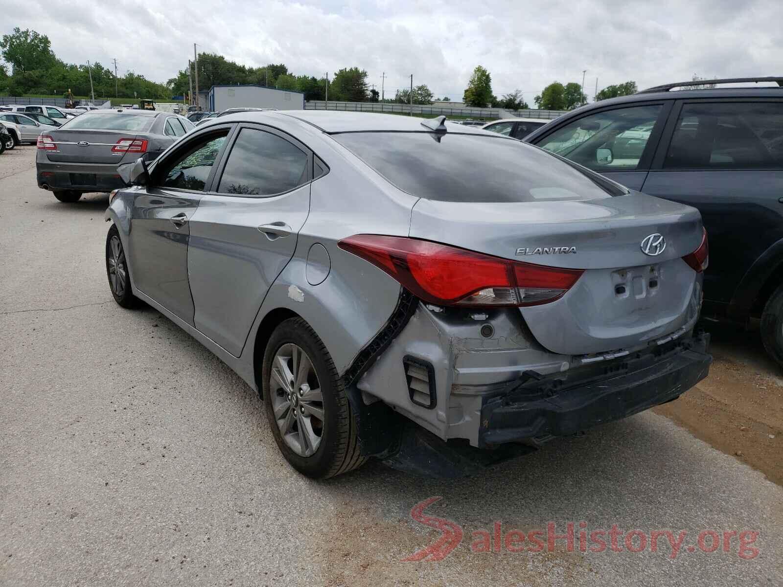 5NPDH4AE9GH753325 2016 HYUNDAI ELANTRA