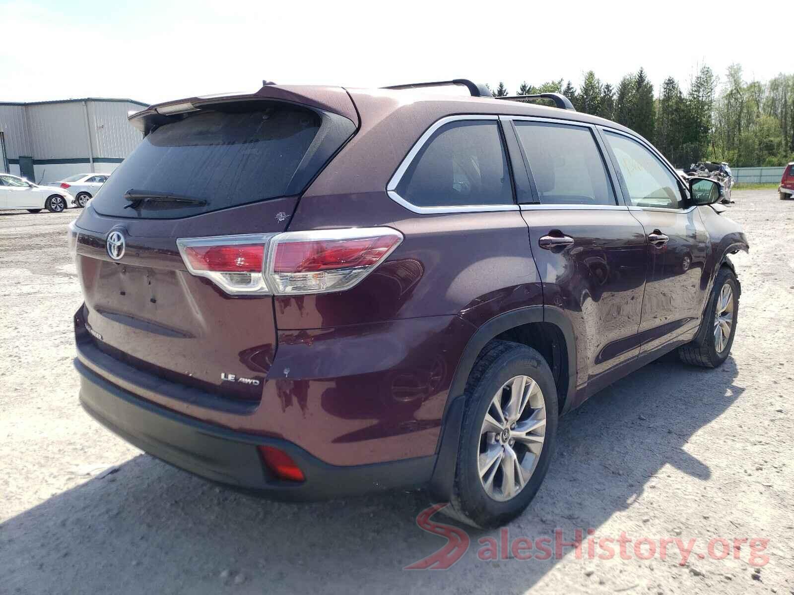 5TDBKRFH9GS355440 2016 TOYOTA HIGHLANDER