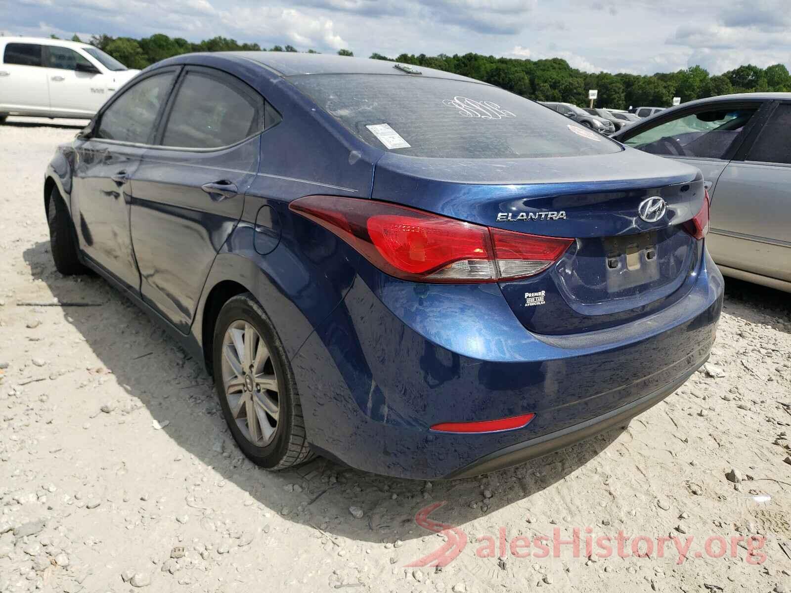 5NPDH4AE9GH740P80 2016 HYUNDAI ELANTRA