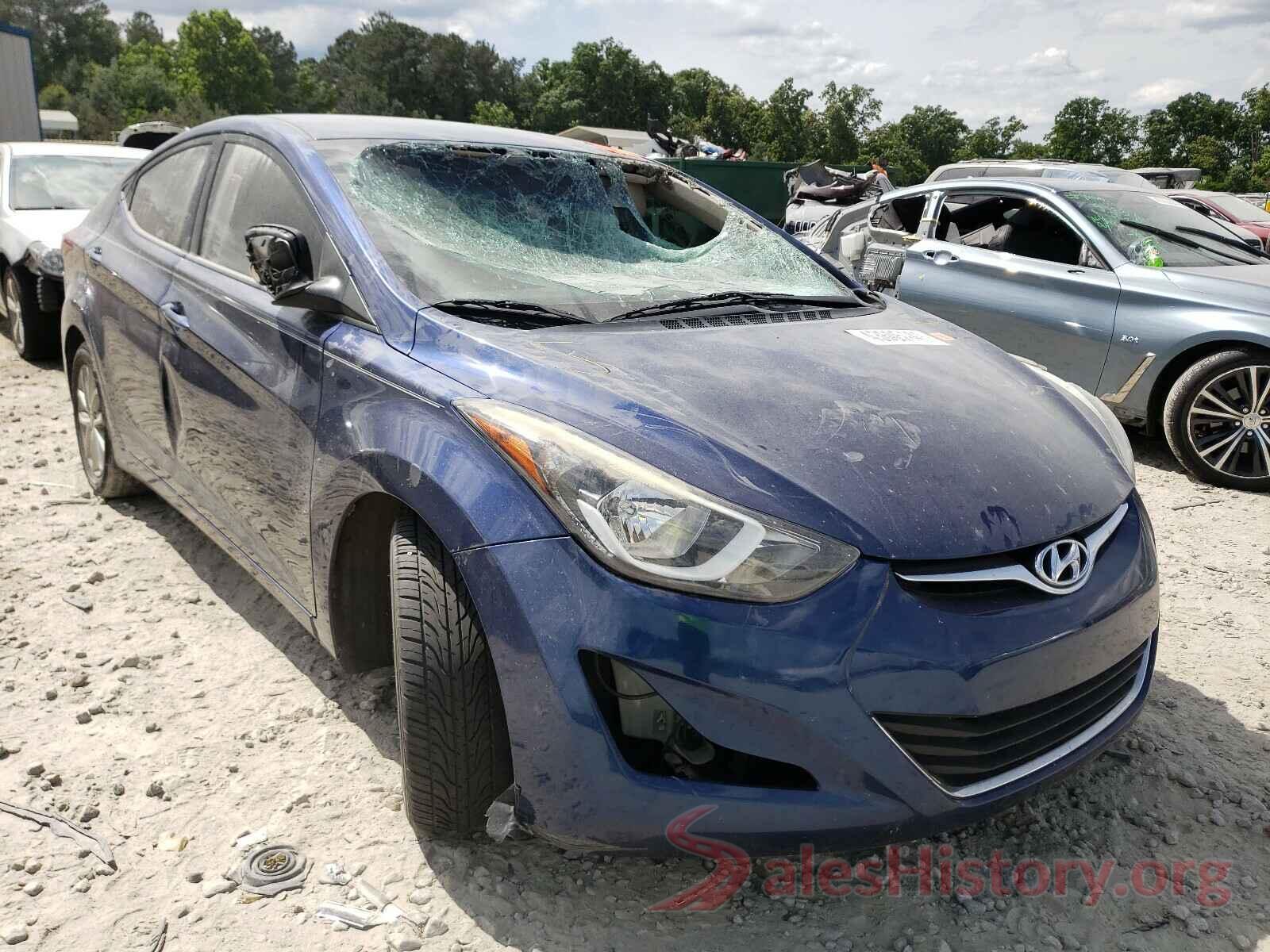 5NPDH4AE9GH740P80 2016 HYUNDAI ELANTRA