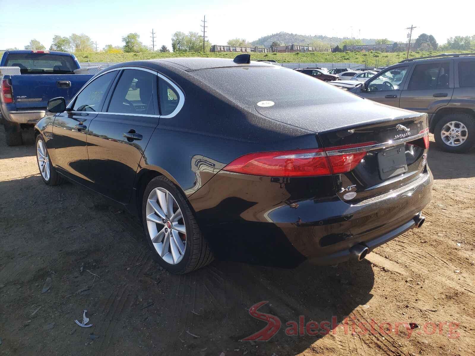 SAJBK4BV4GCY15640 2016 JAGUAR XF