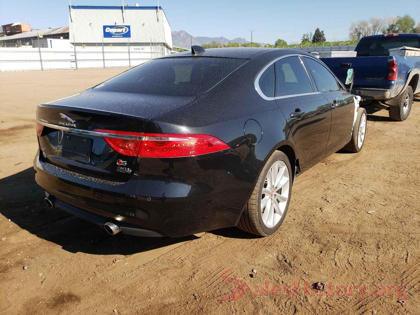 SAJBK4BV4GCY15640 2016 JAGUAR XF