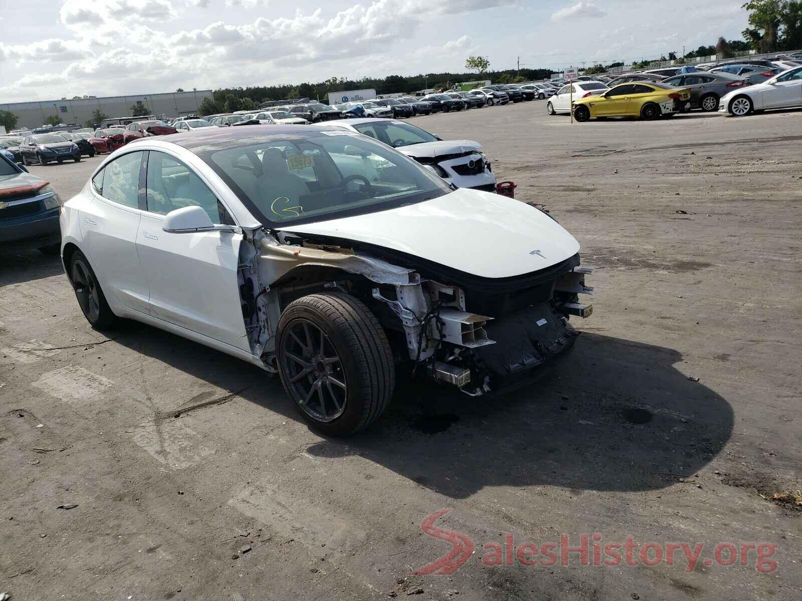 5YJ3E1EAXKF332568 2019 TESLA MODEL 3